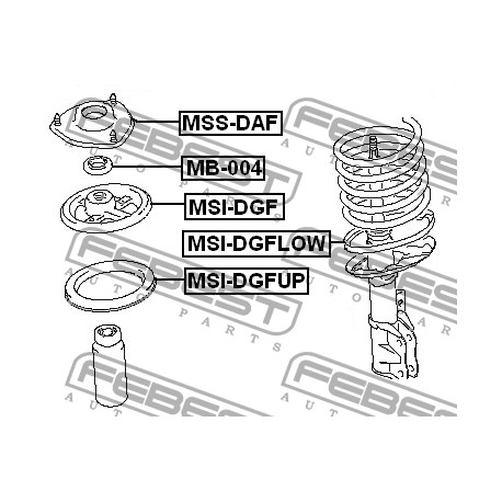MR316535 Mitsubishi лагер амортисьор