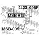 MR267649 Mitsubishi Pajero Sport тампон предна стабилизираща щанга