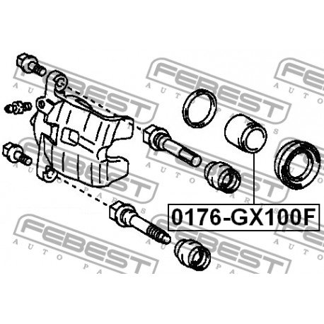 47731-22090 176-GX100F Toyota бутало спирачен апарат