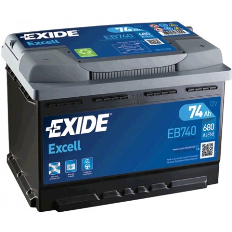 EB740 EXIDE стартов акумулатор