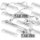 90389-20001 Toyota Land Cruiser тампон предна реактивна щанга панхарт