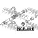 37521-6P026 NCB-001 Nissan X-trail Qashqai Terrano висящ лагер