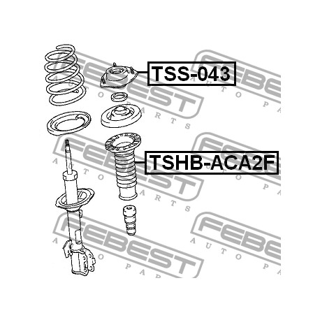 48609-42011 TSS-043 Toyota Rav тампон преден макферсон