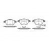 1K0698151 1030.01 Audi Seat Skoda Vw предни накладки