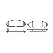 Предни накладки D1060-JR70A 1162.01 Nissan Navara Pathfinder