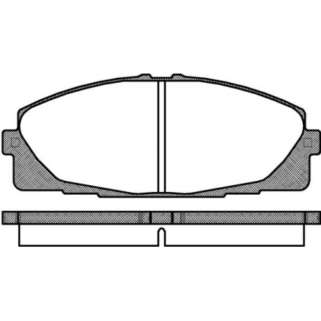 04465-26420 1325.00 Toyota Hiace предни накладки