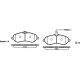 425364 1292.01 Citroen Fiat Peugeot Toyota предни накладки
