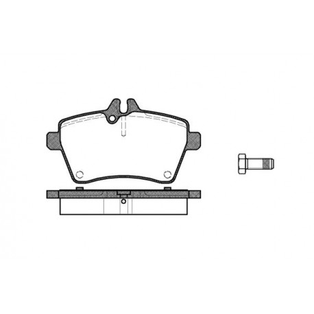 1694200220 1144.00 Mercedes-Benz предни накладки