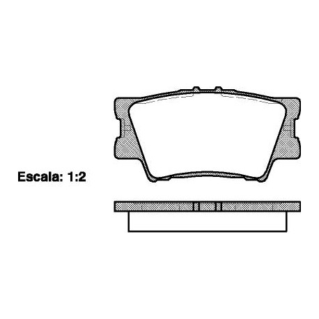  04466-33160 1231.00 Toyota Rav 4 задни накладки