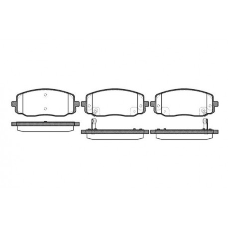 5810107A10 1133.02 Hyundai Kia предни накладки