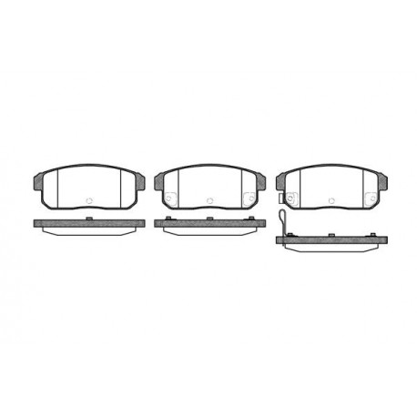 F1YA-26-48Z  0883.11 Mazda RX8 задни накладки