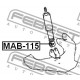 MAB115 Mitsubishi Pajero втулка преден амортисъор долна