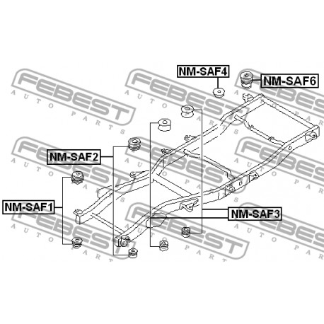 95520-06J00 NMSAF3 Nissan Patrol тампон купе