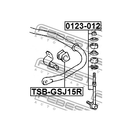 48830-60030 0123012 Toyota Lexus задна биалетка
