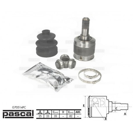 G70514PC Hyundai вътрешно каре комплект полуоска