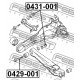 MB809335 0429001 Mitsubishi регулиращ болт