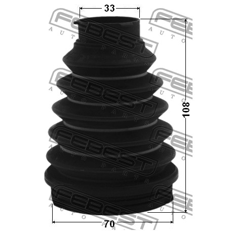 04437-24040 0115PJZX110 Toyota Lexus маншон вътрешно каре 70X108X33