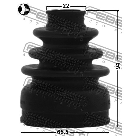 04437-74040 0115NGJ10T Toyota Suzuki маншон вътрешно каре 65.5X94X22