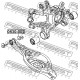 KD35-28-473 0530002 Mazda регулираща шайба заден мост