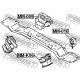 MR133079 MM009 Mitsubishi заден тампон двигател
