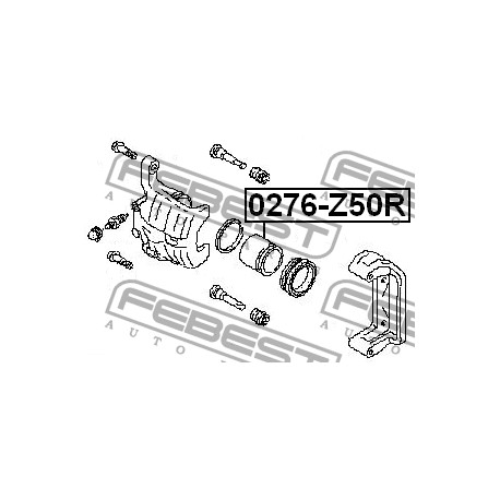 44126-AL500 0276Z50R Nissan Infiniti бутало заден спирачен апарат