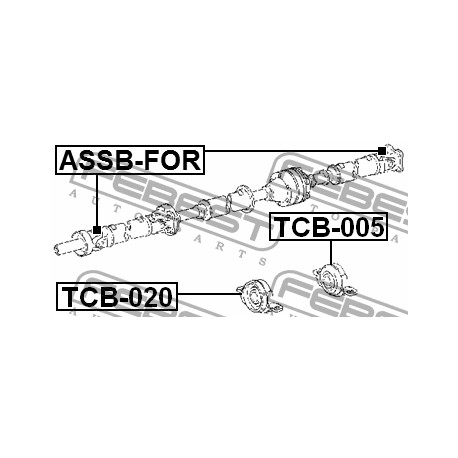 37230-29015 TCB005 Toyota Lexus висящ лагер