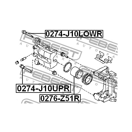 Бутало 44126-JY00A 0276Z51R Nissan Infiniti спирачен апарат