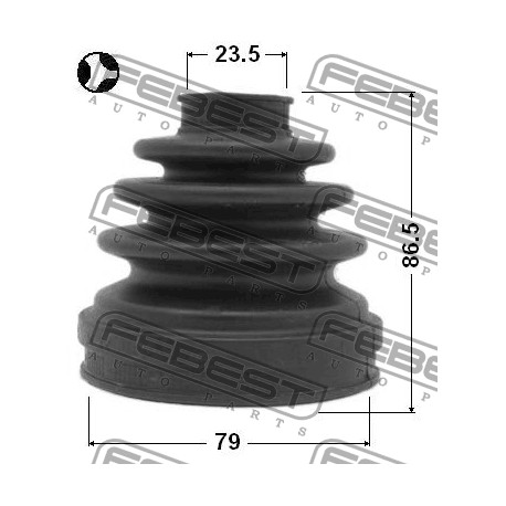 Маншон 39741-6N225 0215071T Nissan Infiniti вътрешно каре 79X86.5X23.5