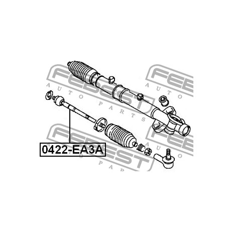 Накрайник MR519045 0425EA3A Mitsubishi Honda Dodge Chrysler вътрешен кормилен