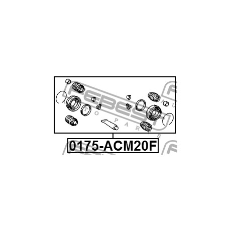 Ремонтен комплект 04479-44020 0175ACM20F Toyota предни спирачни апарати