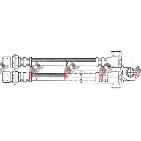 1655854 SL3694 Ford Transit спирачен маркуч заден