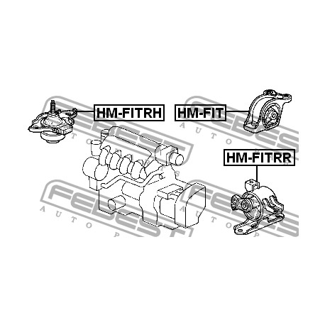 Тампон 50821-SAA-013 HMFITRH Honda двигател десен