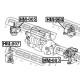 Тампон 50840-SCA-980 HM007 Honda двигател преден