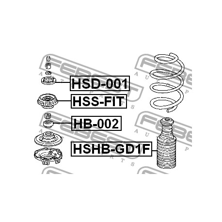 Тампон 51920-SAA-015 HSSFIT Honda преден амортисьор