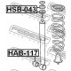 Тампон 52622-SH3-010 HAB117 Honda заден амортисьор