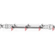 4E0611775K SL4890 Audi спирачен маркуч заден