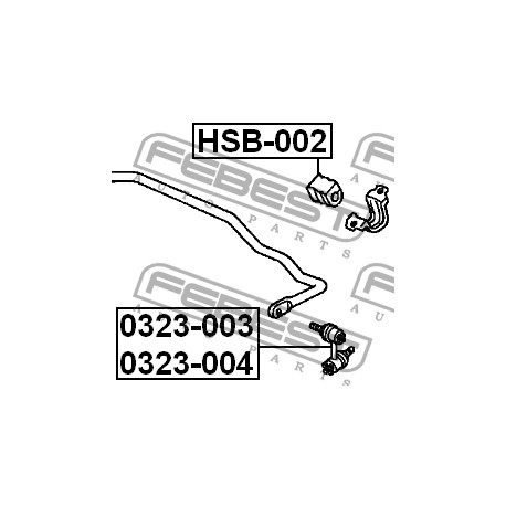 Биалетка 52320-S9A-003 0323003 Honda задна дясна