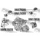 Тампон двигател 50890-SMG-E02 HMFKRR Honda Civic заден
