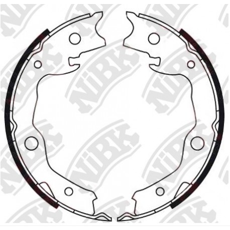 Челюсти ръчна спирачка  44060-CY025 FN0621 Nissan Toyota