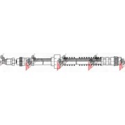480658 SL3878 Peugeot 605 спирачен маркуч преден