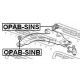 Тампон 0352070 OPABSINB Opel Sintra преден носач