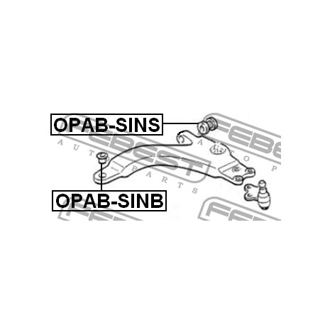 Тампон 0352070 OPABSINB Opel Sintra преден носач