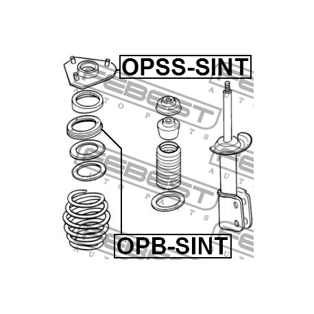 Тампон макферсон 0312511 OPSSSINT Opel Sintra
