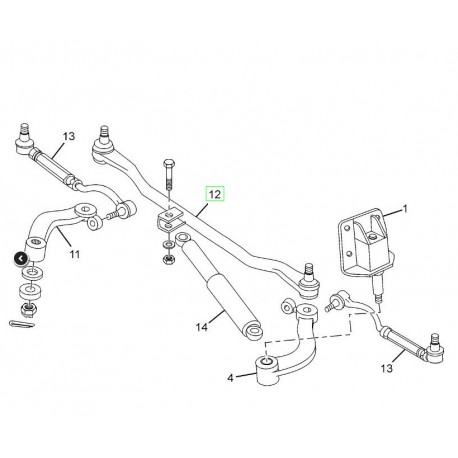 Централна щанга 270446600106 Tata Safari