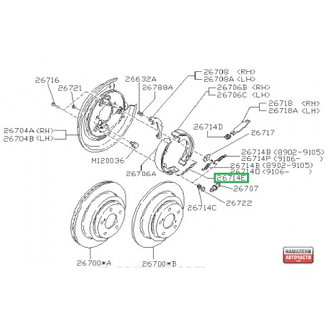 Пружинка 26265AA071 Subaru