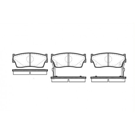 Предни накладки 55200-60820 0289.02 Suzuki