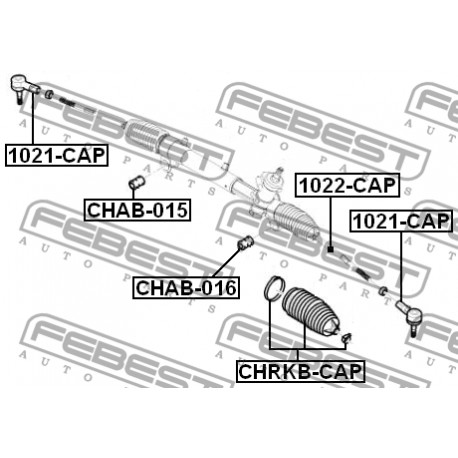 Тампон 93743423 CHAB-015 Chevrolet Opel Daewoo кормилна рейка