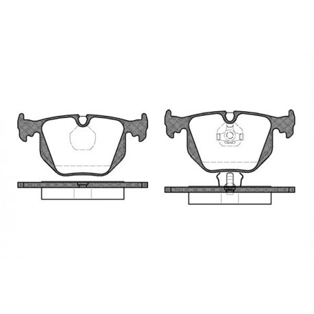Задни накладки 34211158642 0381.00 BMW