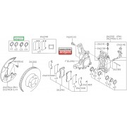 Ремонтен комплект гумички 26297AG000 Subaru спирачна система