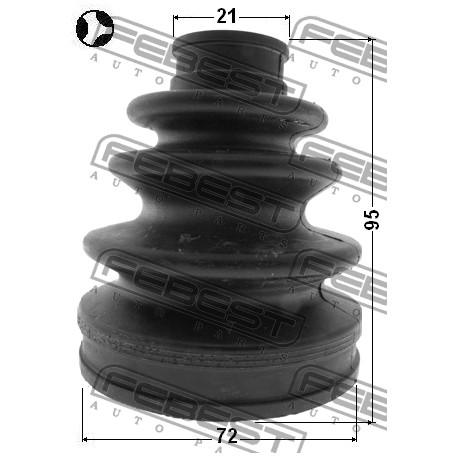 Маншон 04437-52191 01151NZFE Toyota вътрешно каре 72X95X21